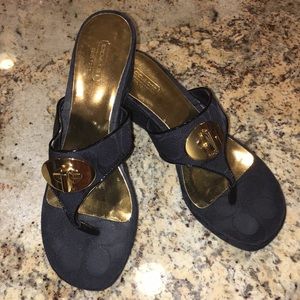 Coach “Noble” wedge thong - 7.5M